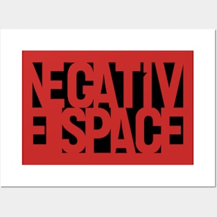 Negative Space Posters and Art